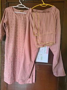 Beautiful Pink Kurta Set with Dupatta
