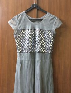 Grey Long Gown