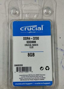 Crucial 8GB DDR4-3200 SODIMM- Offer For Today