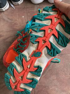 New balance Vibrant Orange &amp; Teal Running Shoes