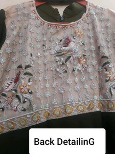 Handwork Peplum Gharara Pant Set