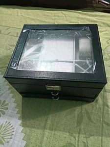 ✨🤌Elegant Black Jewelry Box Organizer