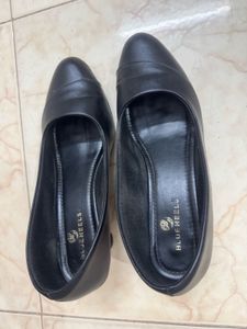 Black Block Heel Pumps