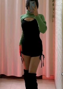 Turtleneck Arm Warmer/Shrug Pullover