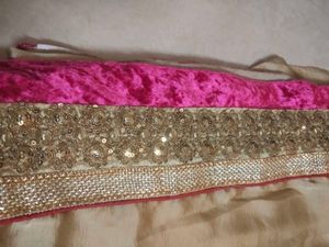 Ethnic Saree &amp; Blouse Set
