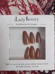 Nude Almond Press On Nails