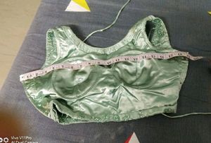 Pista Green Lehanga With Net Duppta