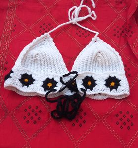 German Square   Bikini Crop Top
