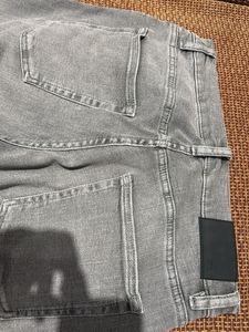ZARA Grey Denim Jeans Slim Fit - 30 inches
