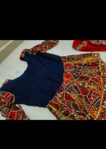 Embellished Peplum Lehenga Choli Set