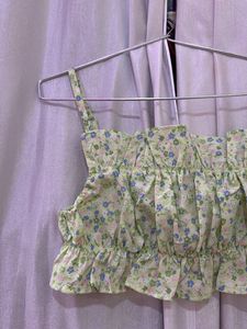 Cottage Core Frill Brallette &amp; adjustable straps