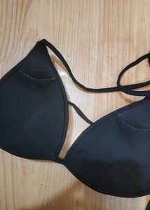 🔊✨Combo Classic Black Halter Bikini &amp;Cream lace (