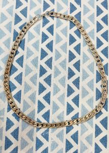 Silver Curb Chain Necklace