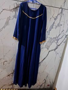 Elegant Navy Blue Maxi Dress