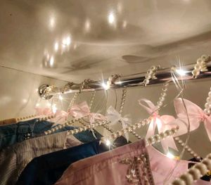 Elegant Pearl Hangers with Bow Accents