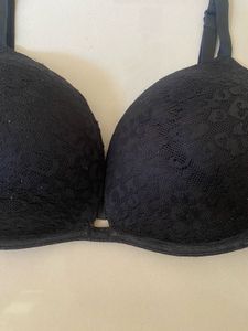 Black Lace Padded Bra