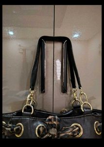 Chic Monogram Print Shoulder Bag