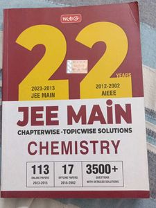 MTG 22 Years JEE Main Chemistry Solutions