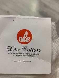 Lee Cotton White Cartoon Socks