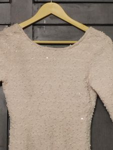 Nude Beige Bodycon Dress