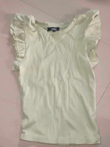 Cute Ruffle Sleeve Top