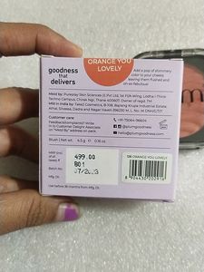 Plum Shimmer Blush-126 Orange You Lovely