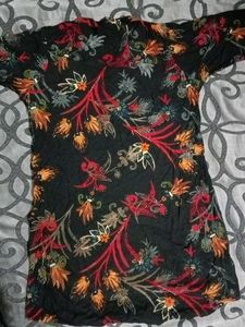 Women's Floral Print Kurta