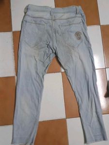 Light Wash Distressed Jeans