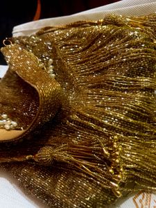 Gold  potli bag