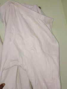 Cozy White Long Sleeve Pajama Set
