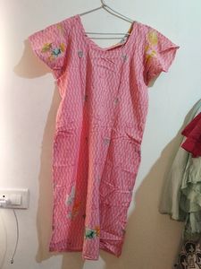Pink Kurta Set For Women