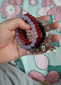 Cute Beaded Bracelets with Charms