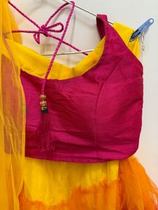 multicolour Lehenga Choli Dupatta