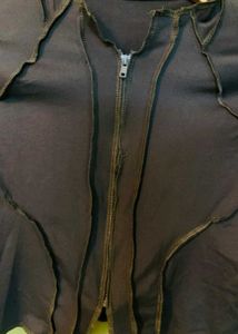 Dark Olive Cropped Bolero Jacket