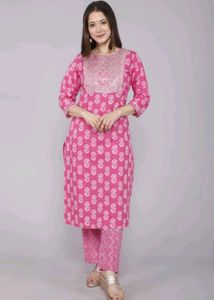 Cotton Kurti with pant