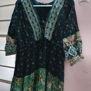 Zudio Kurta with Ethnic Print