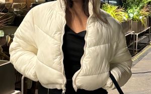 crop Padded Puffer Jacket(only worn once)