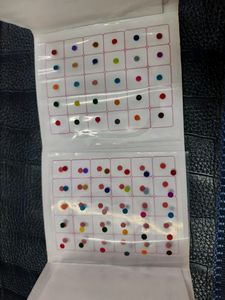 Fine Touch Colorful Bindi 💜💙💛