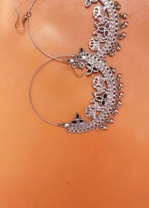 VENI Oxidised Chandbalis