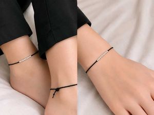 Combo of 4 Handmade Black Thread Nazariya Bracelet