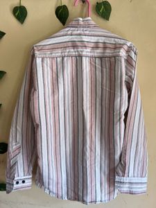Striped Button-Down Shirt