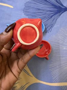 Set of 4 colourful ceramic diyas 🪔❤️💙