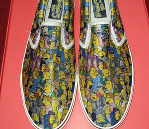 the Simpsons men's graphic sneakers