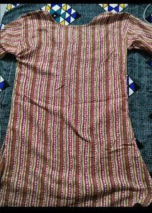Striped Cotton Kurta