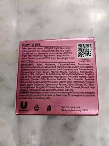 Pond's bright beauty day cream