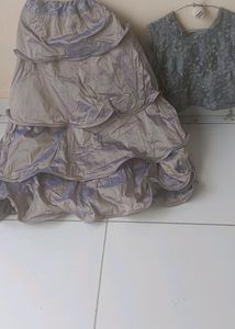 Grey Wedding Lehnga