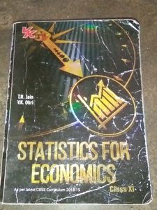 Statistics Economics For Class 11th CBSE Book