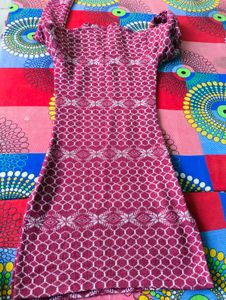 Patterned Knit kurta