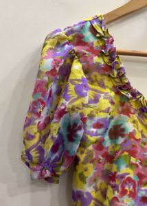 Vibrant Floral Kurta Set
