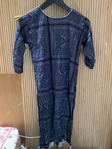 Beautiful Blue Printed Kurta